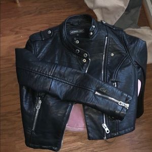 Members Only Leather like jacket size XS